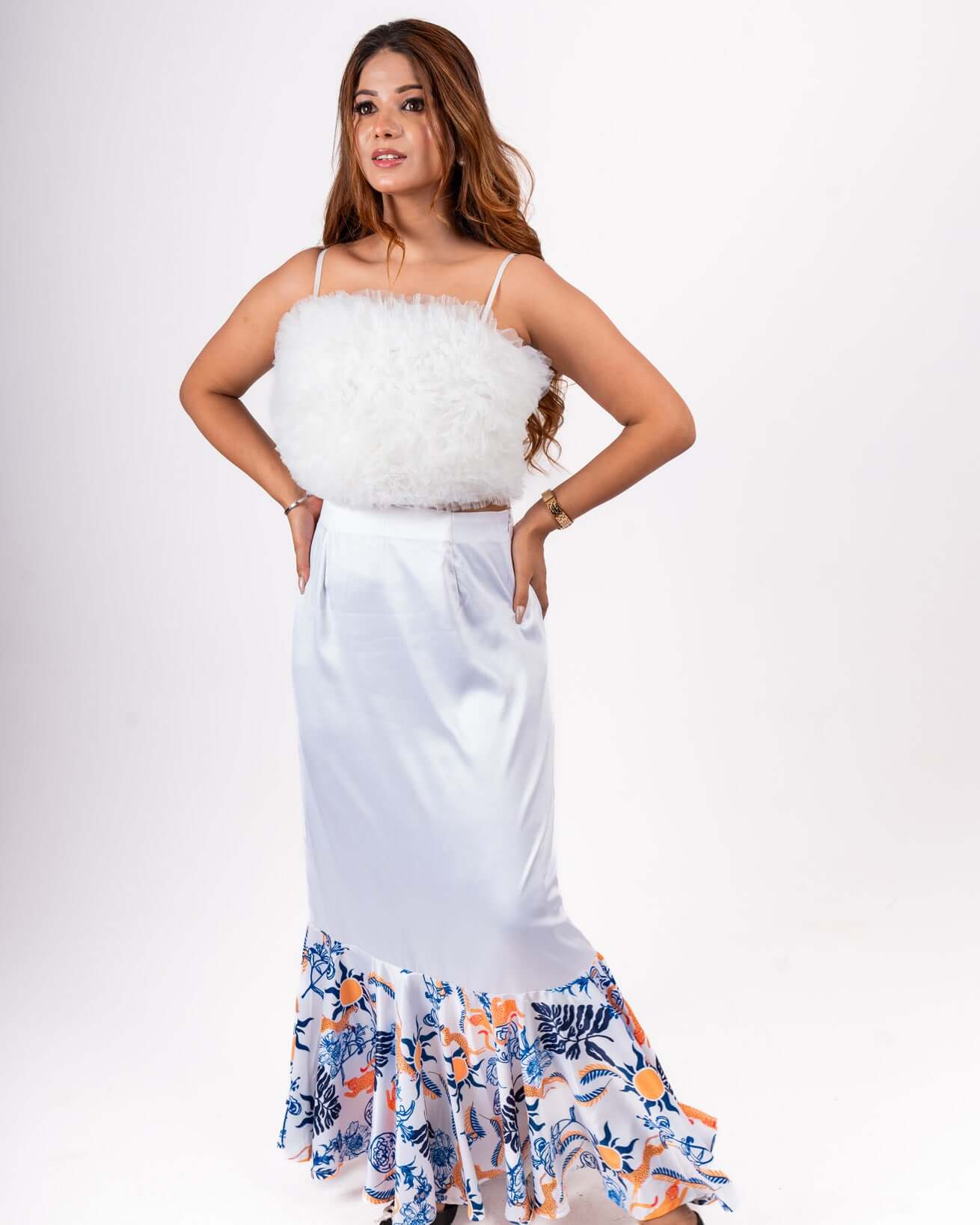 Top and Skirt, Co-ord Set, AI,BS,Co ord Dress,Co ords,Less Selling,LS,New Arrivals,NS,Women Online Clothing Collection, TOP-C-673, House Of Majisha