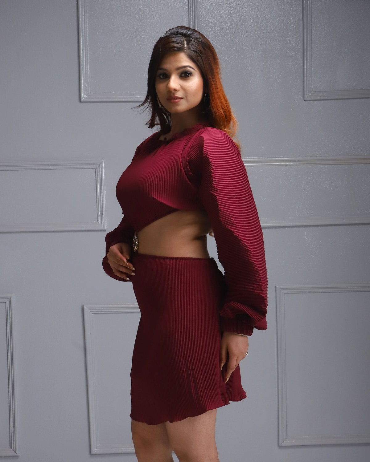 Women Crop Top and Skirt For Women Rs. 3200 Ladies Co-ord Set Women Co-ord Set House Of Majisha