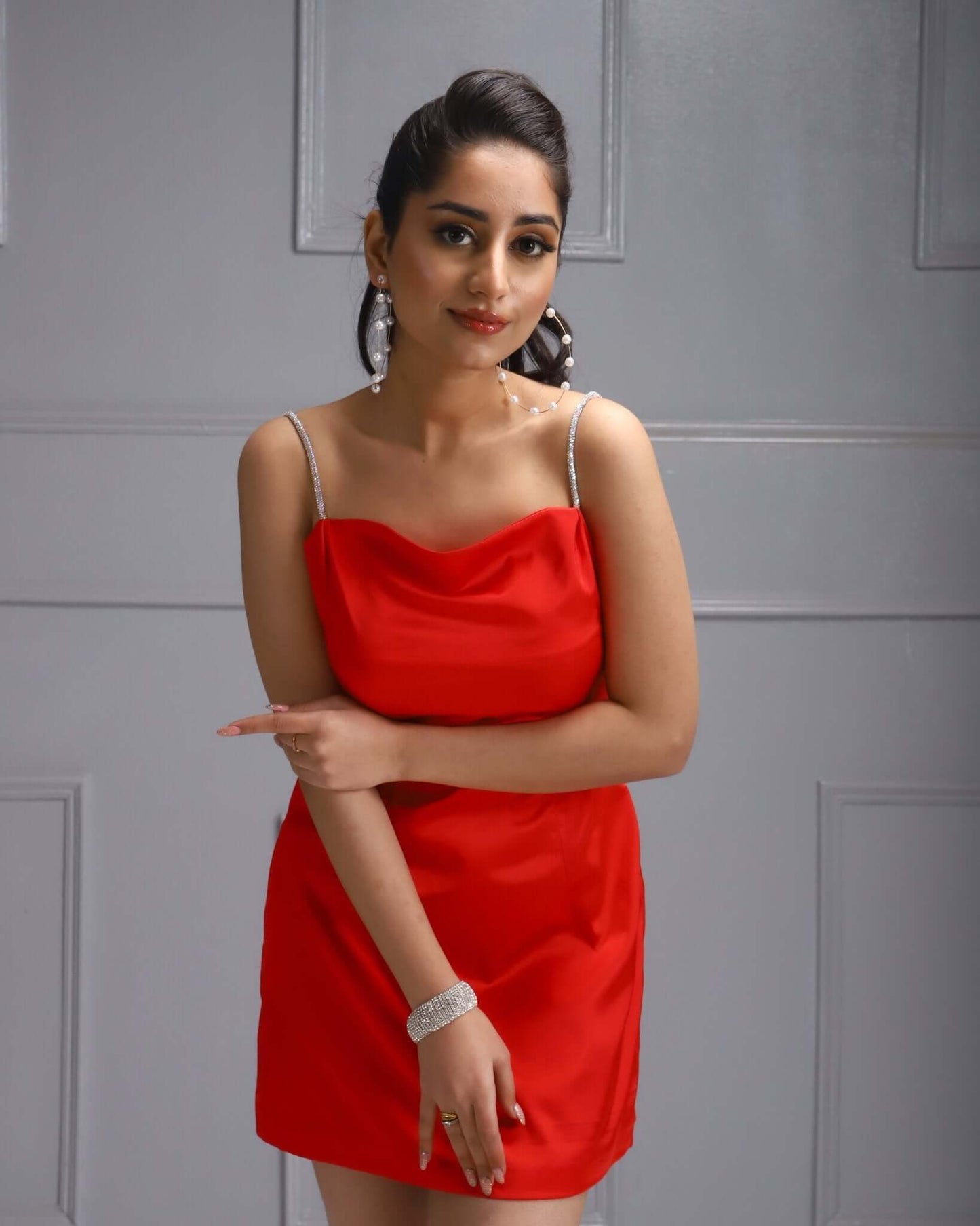 High-Quality Satin Dress, Elegant Ladies Wear, Designer Women's Dresses, Glamorous Evening Dresses for women.