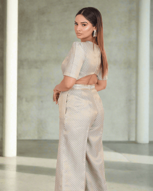 Luxurious Brocade Jumpsuit
