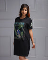 Women wearing "Black Crochet T-shirt", Coord set Dresses Summer Wear Women Online Clothing Women Top 8344632819971 House Of Majisha
